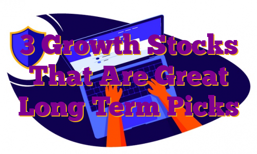 3 Growth Stocks That Are Great Long Term Picks