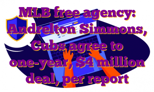 MLB free agency: Andrelton Simmons, Cubs agree to one-year, $4 million deal, per report