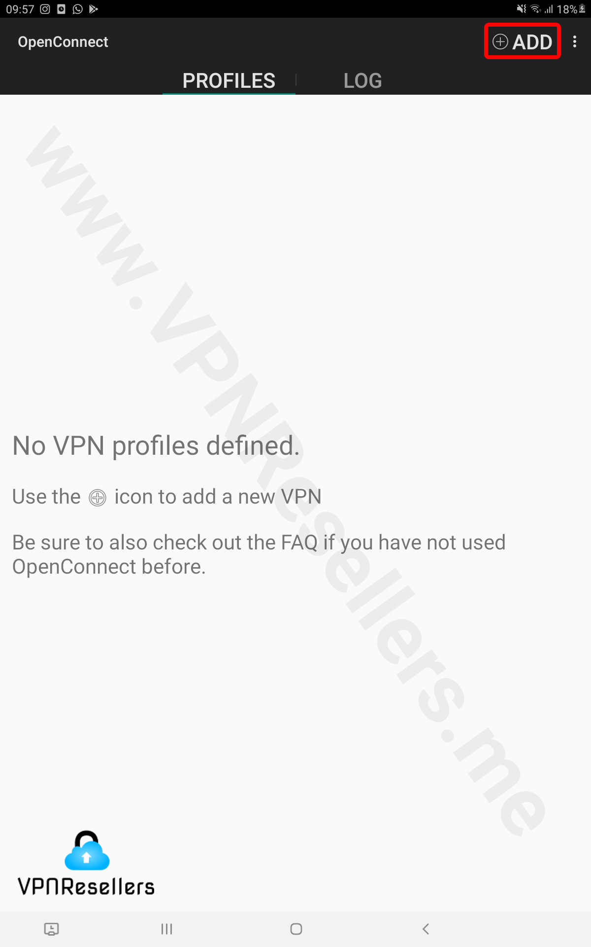 نصب OpenConnect برای سیستم عامل اندروید