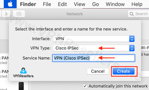 آموزش تنظیم فیلتر شکن IPSec برای مک بوک