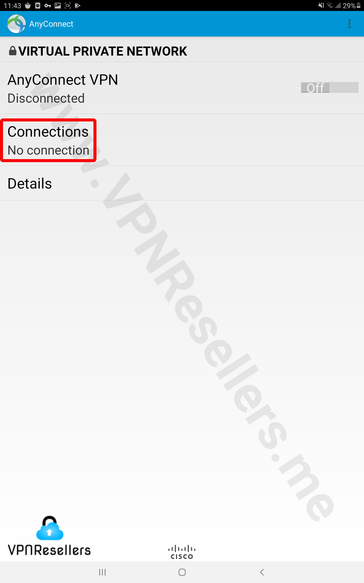 آموزش نصب Cisco در اندروید