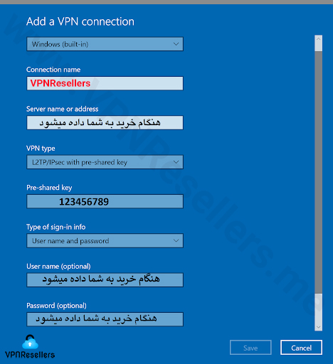 آموزش نصب مستقیم فیلتر شکن L۲TP روی ویندوز