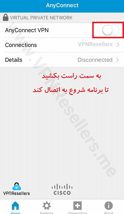 آموزش نصب کامل فیلتر شکن سیسکو در آیفون