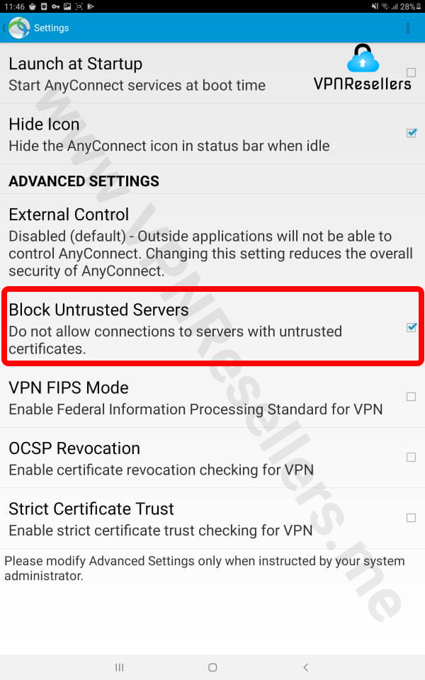 آموزش گام به گام نصب Cisco برای اندروید