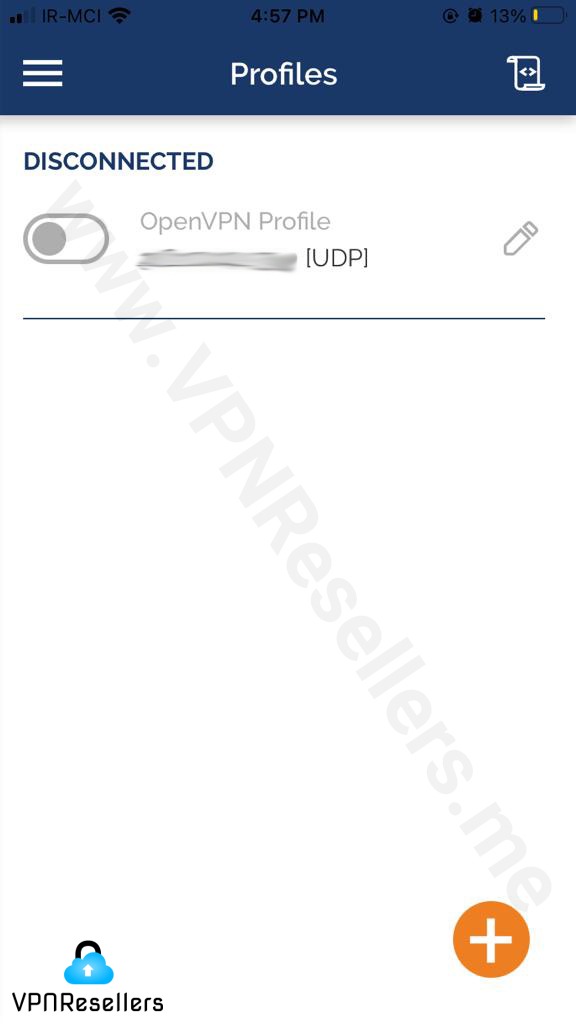 OpenVPN آیفون