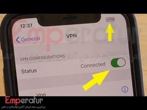 تنظیمات vpn آیفون از setting - امپراتور وی پی ان